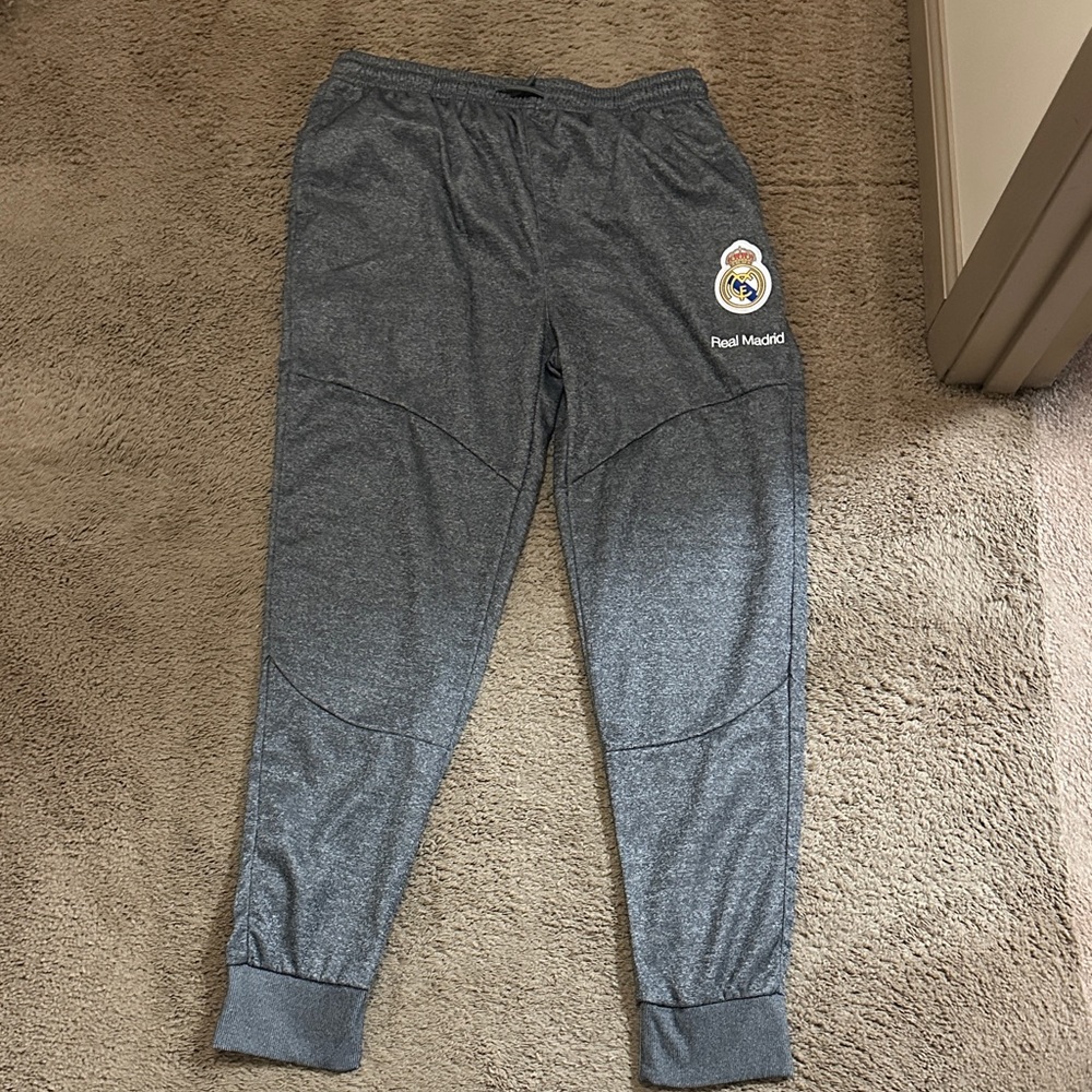Real Madrid Men's Gray Joggers